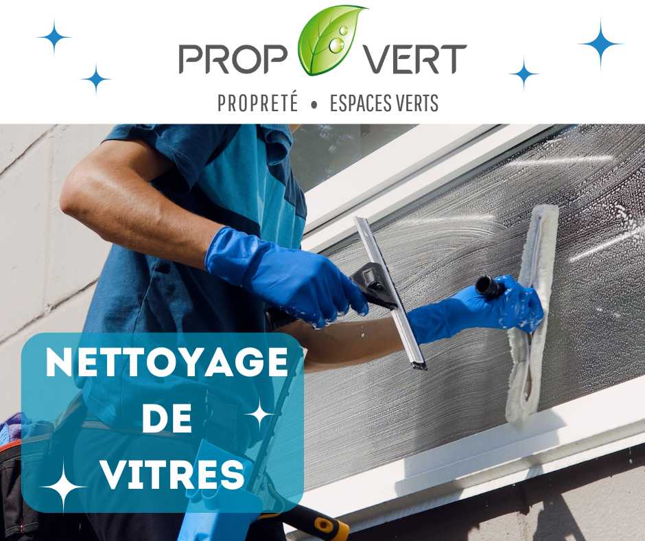 Nettoyage de vitres